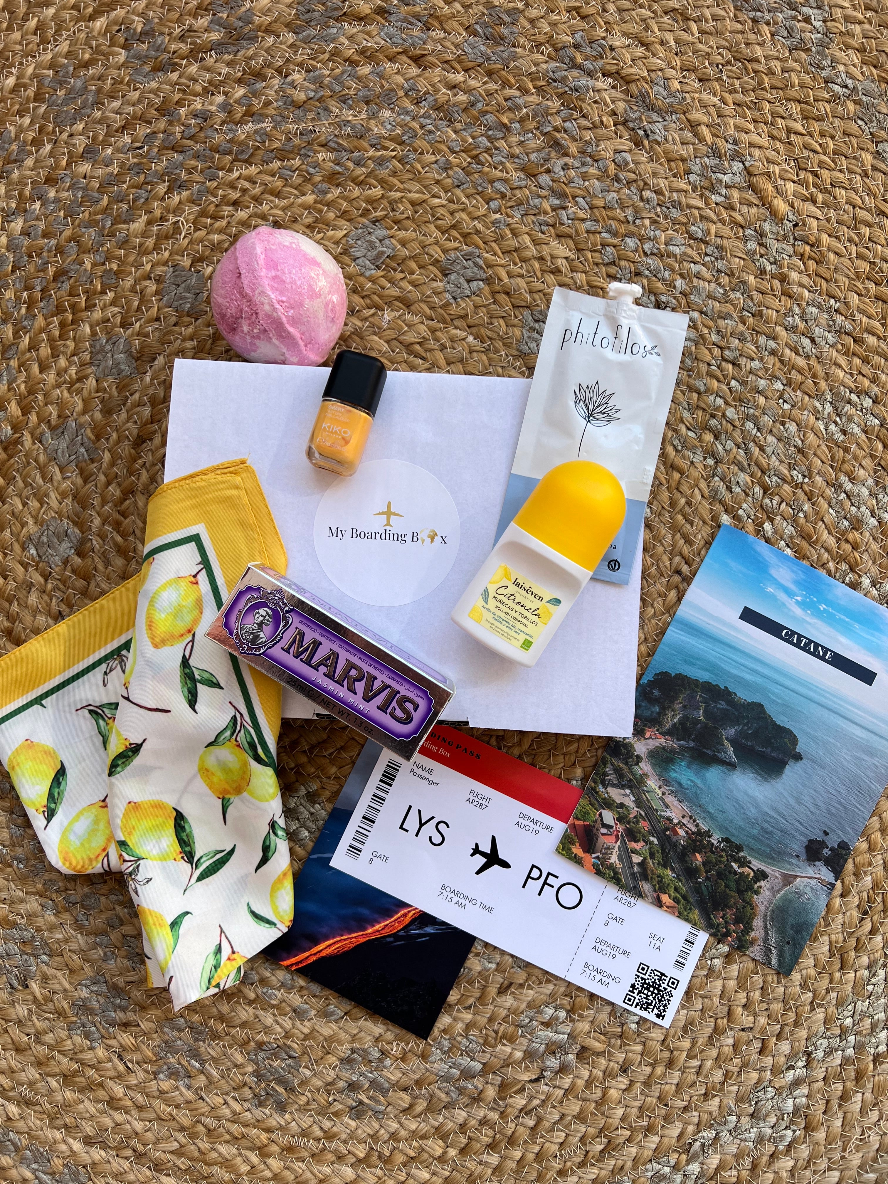 NOTRE BOX D'AOUT - APERITIVO AL LIMONE🍋 🇮🇹