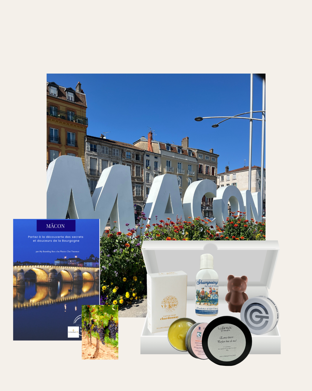Coffret Mâcon - MY BOARDING BOX x LES PLAISIRS CHA L'HEUREUX - Précommande